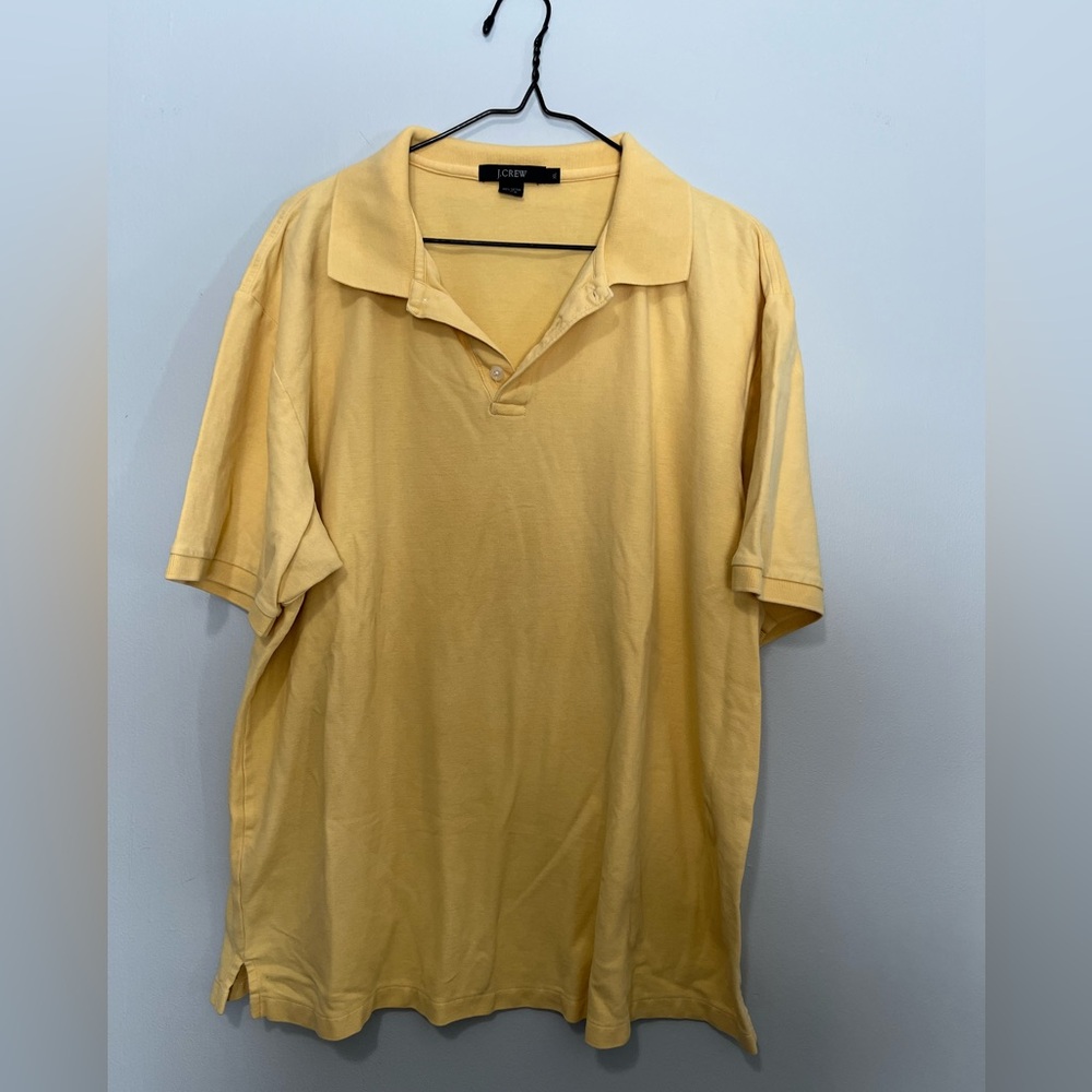 JCrew Men's Yellow XL Polo Shirt